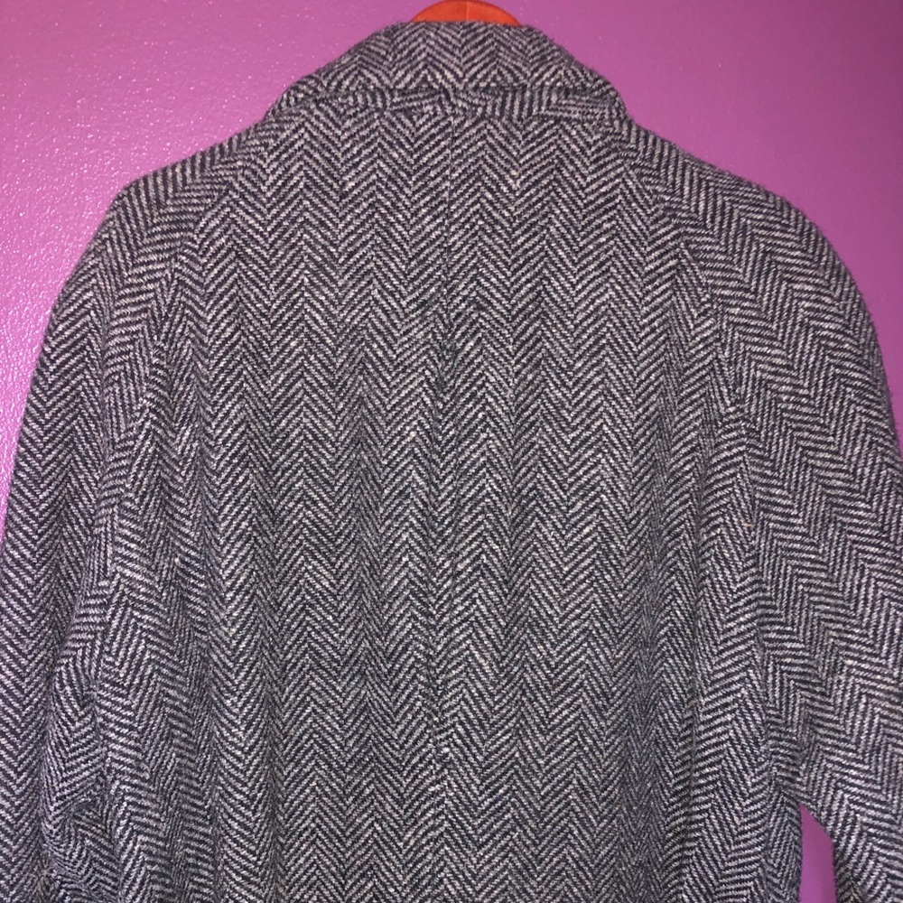 Vintage Fred Segal Herringbone Wool Duster - Picture 6 of 8